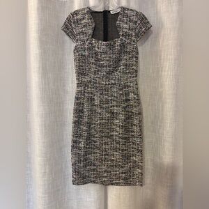 Grace Karin Chic Black and White Midi Dress